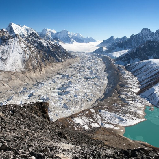 Gletscher im Himalaya Gletscher im Himalaya