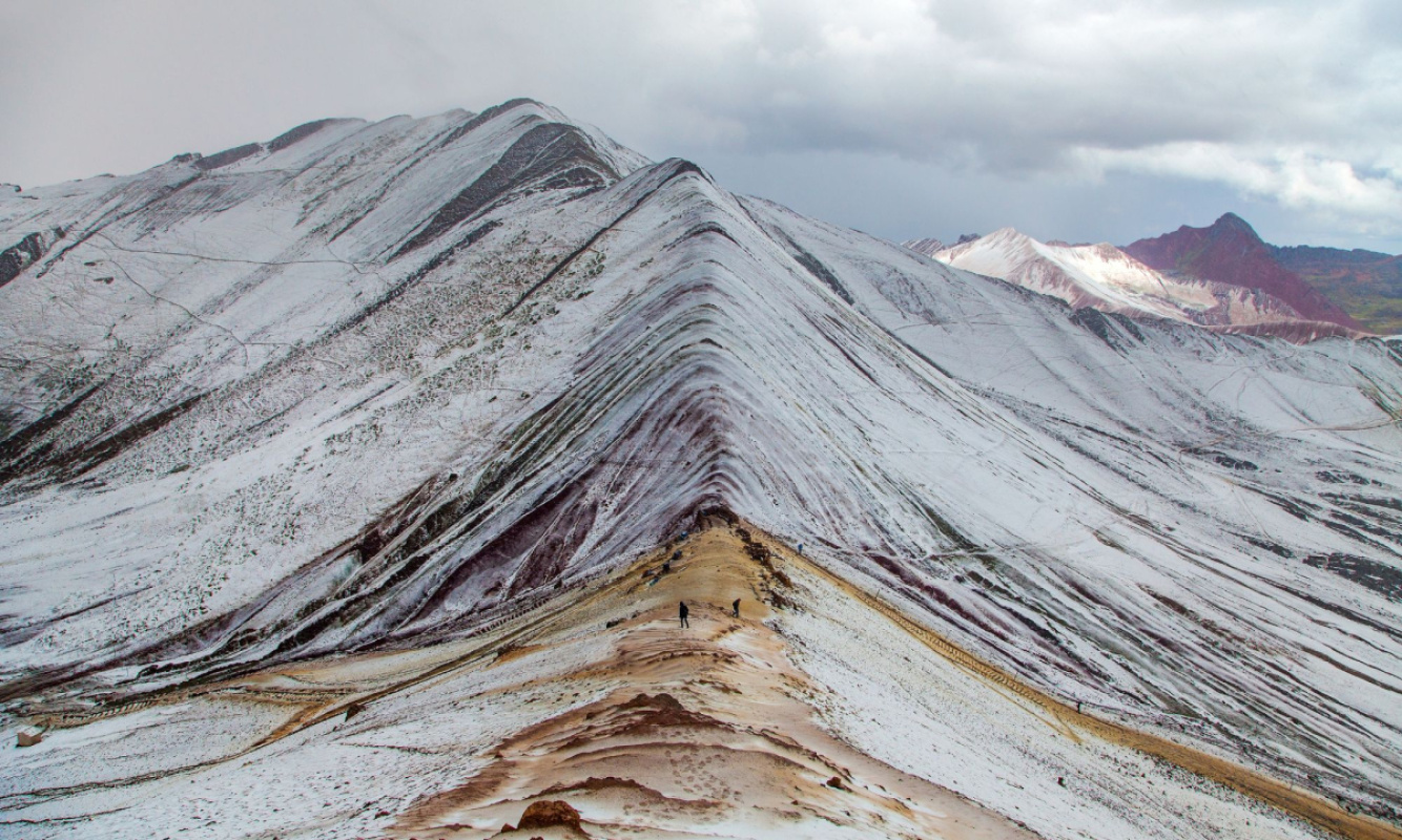 Vinicunca bei Schnee