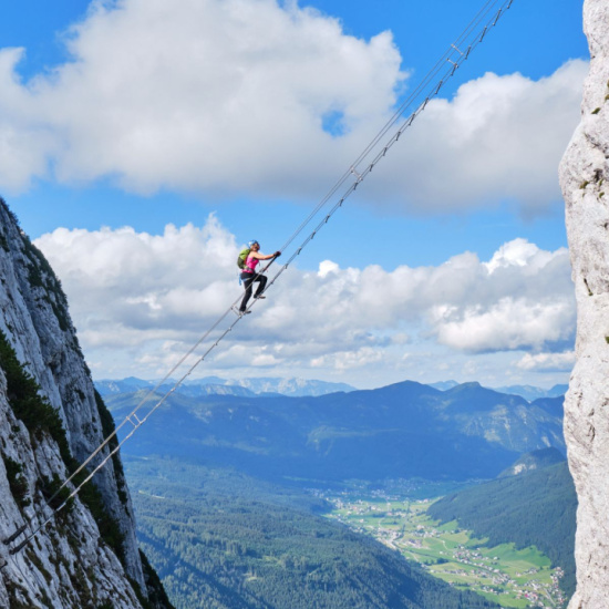 Klettersteig Schwierigkeitsgrade im Blick