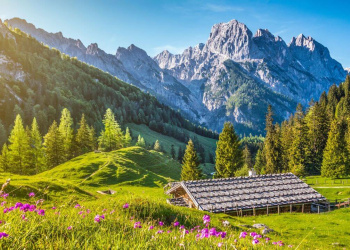 Frühling in den Berghütten Frühling in den Berghütten