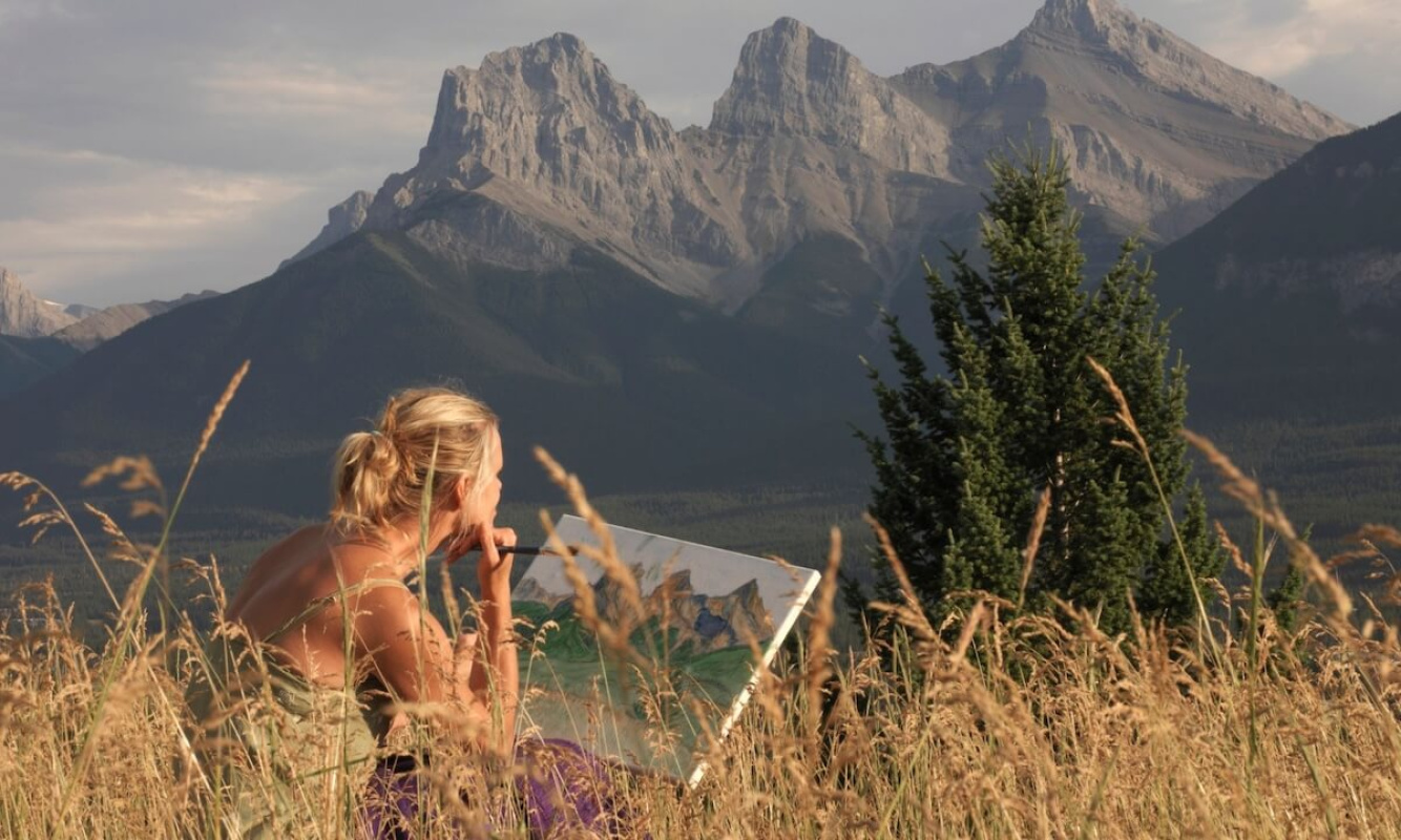 Ausmalbilder zum Thema Berge Ausmalbilder zum Thema Berge