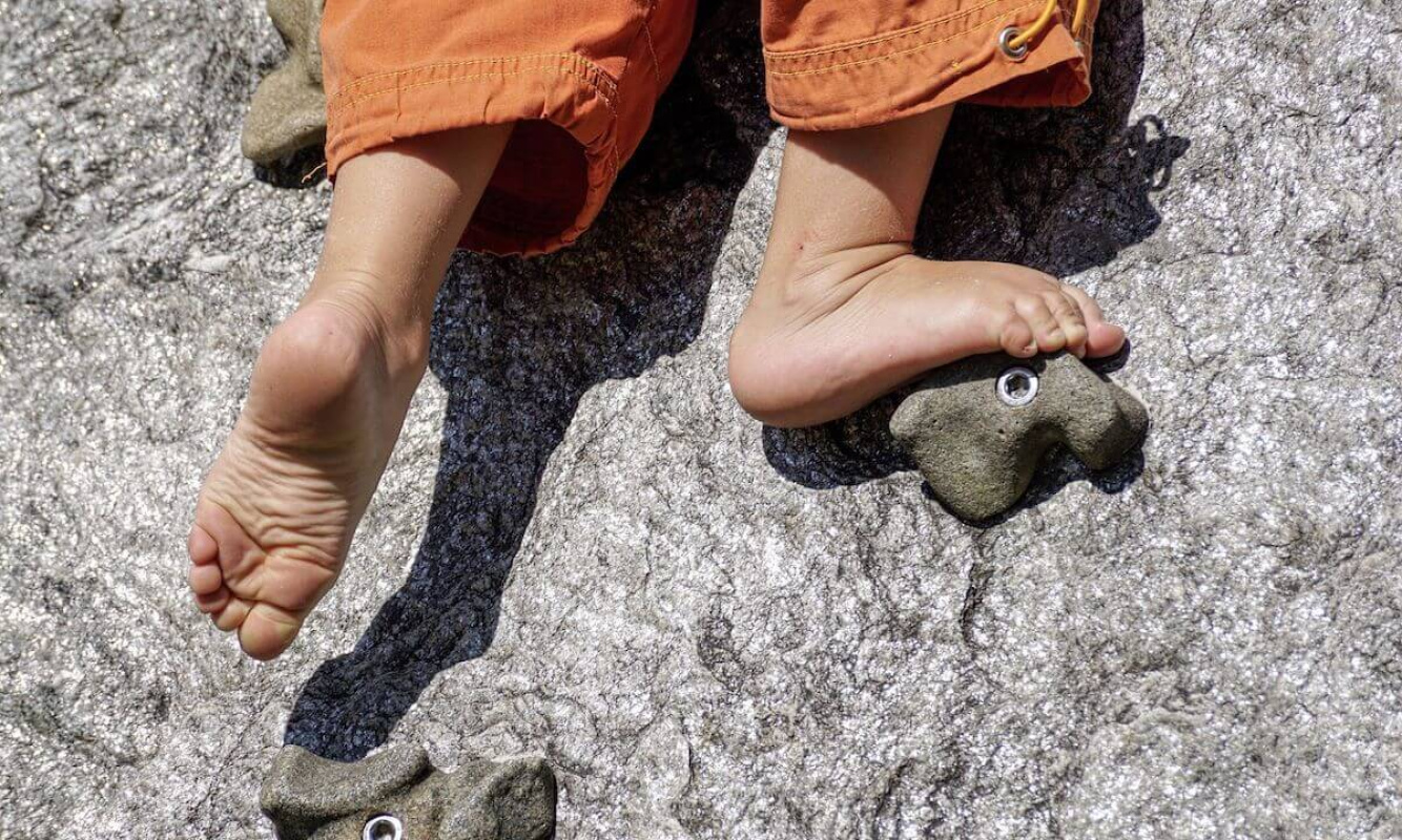 Barfuß Klettern Barfuß Klettern