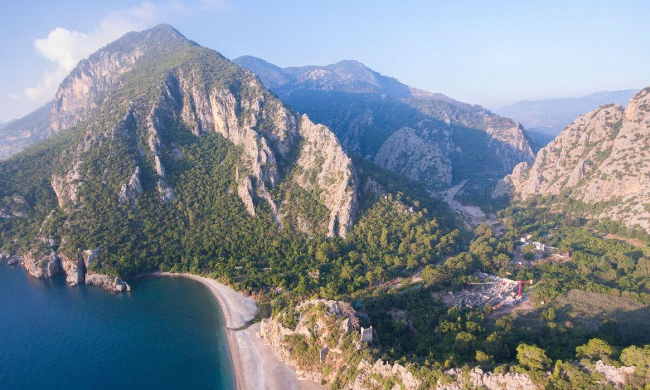 Berge und Meer in der Türkei Berge und Meer in der Türkei