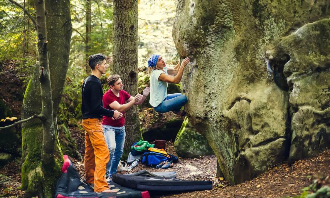 Boulder Ausrüstung für Fontainebleau Boulder Ausrüstung für Fontainebleau