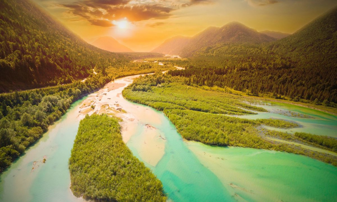 Die Isar in den Alpen Die Isar in den Alpen