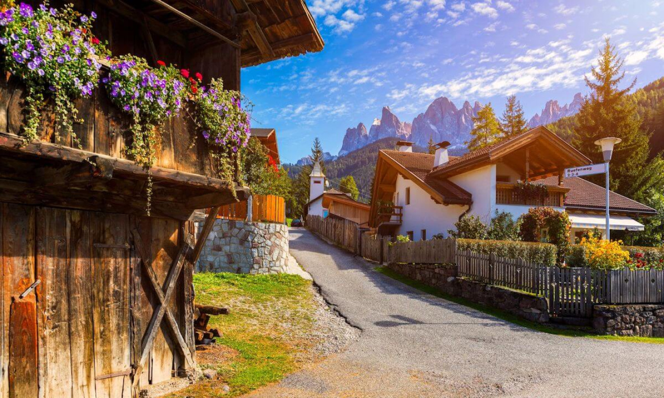 Die idyllischen Straßen in Sankt Magdalena Die idyllischen Straßen in Sankt Magdalena
