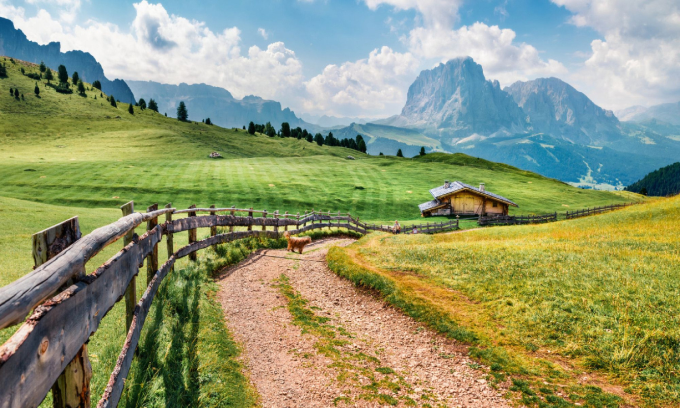 Dolomiten mit Hund Dolomiten mit Hund