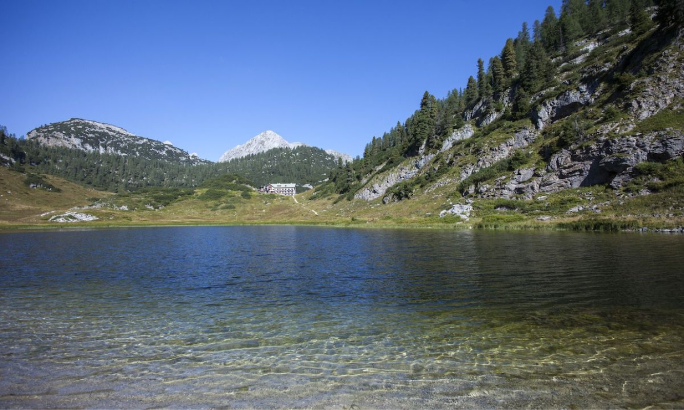 Der naturbelassene Funtensee im Steinernen Meer Der naturbelassene Funtensee im Steinernen Meer