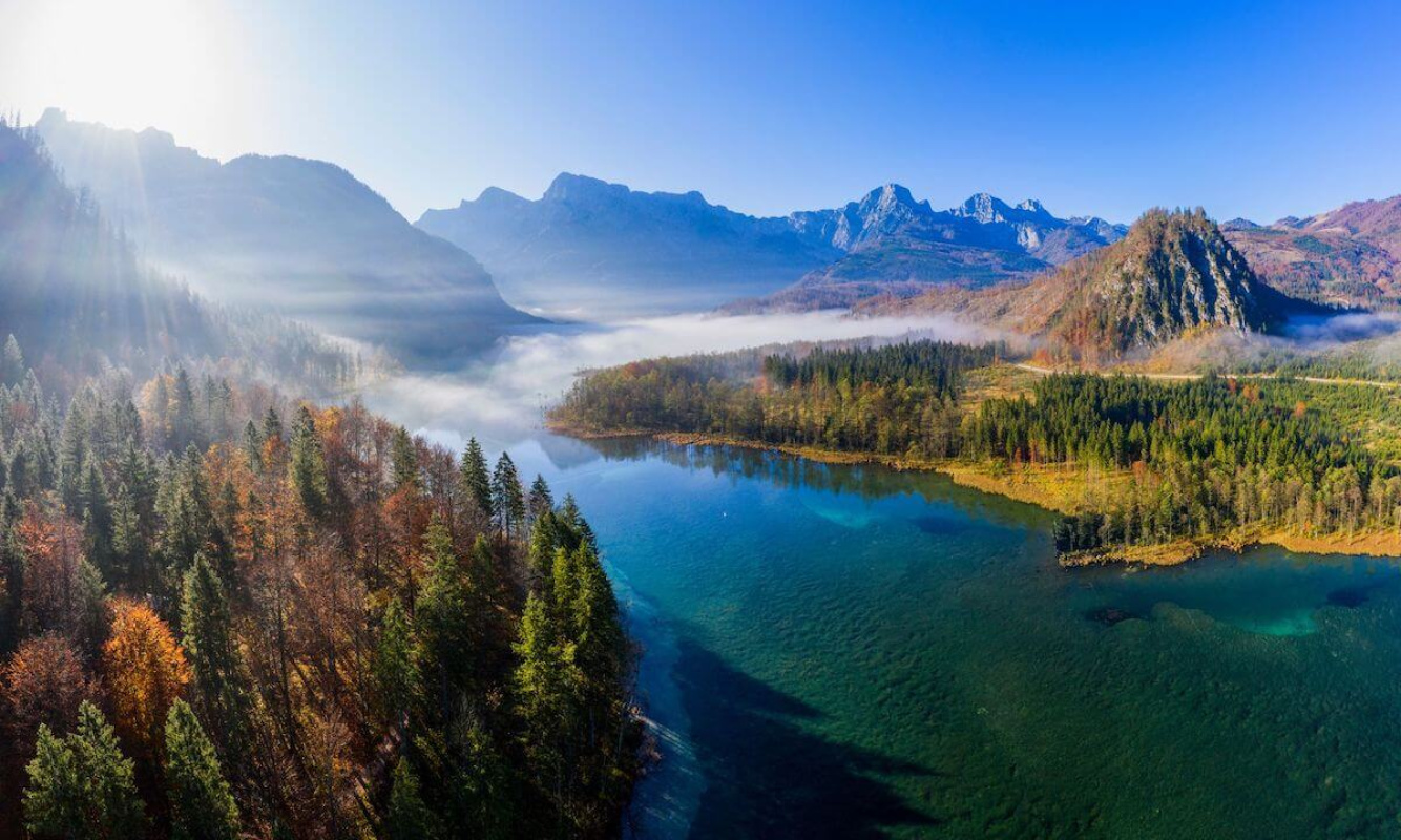 Herbstliches Wetter in den Bergen Herbstliches Wetter in den Bergen