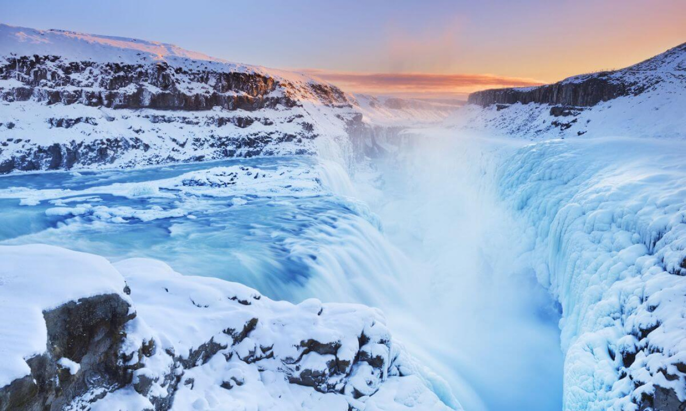 Island im Winter Island im Winter