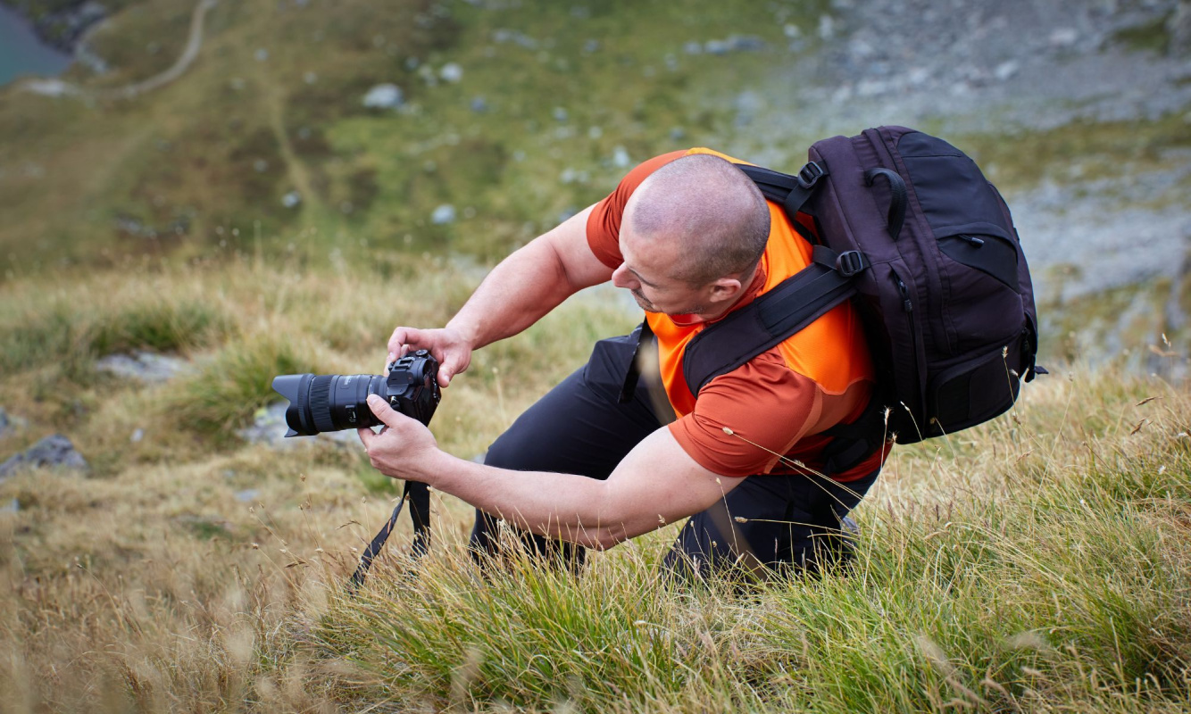 Kamera beim Wandern Kamera beim Wandern