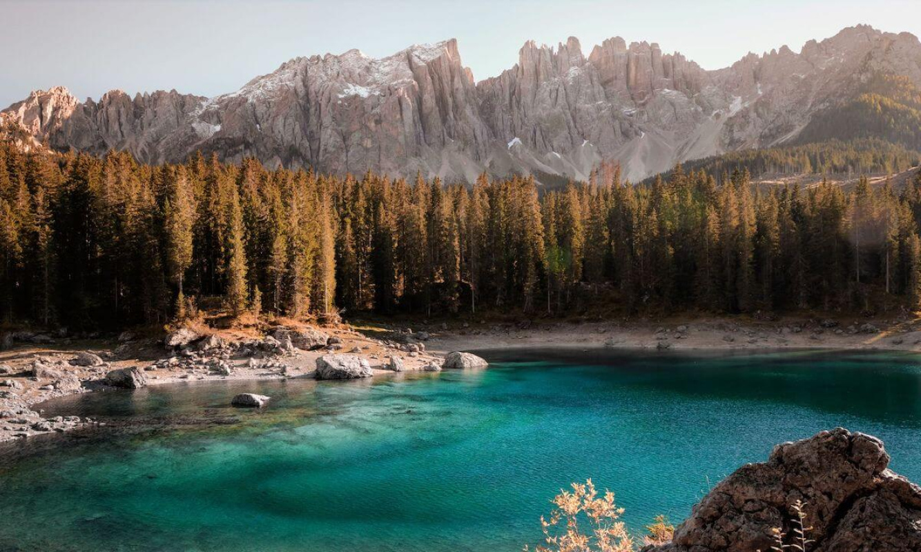 Der Karersee im Herbst Der Karersee im Herbst