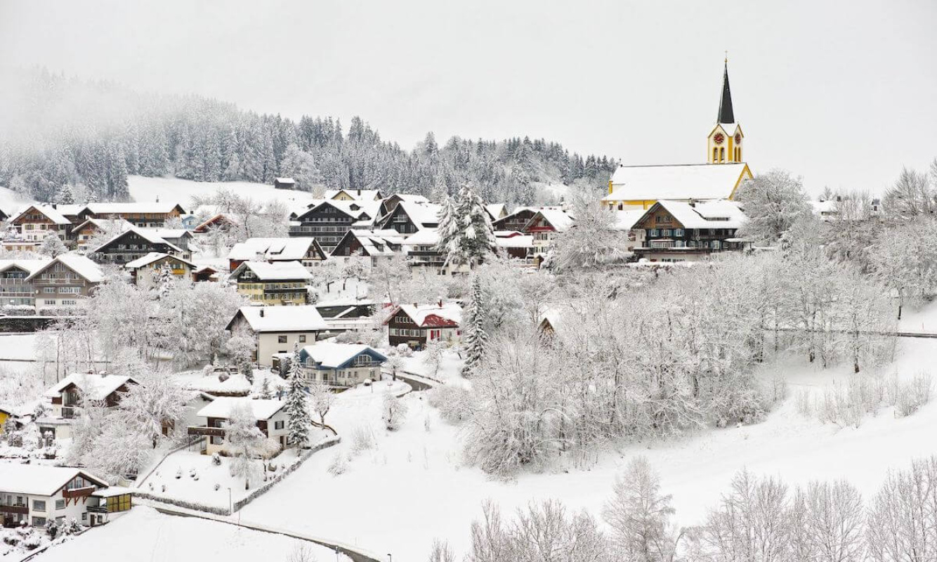 Oberstaufen im Winter Oberstaufen im Winter
