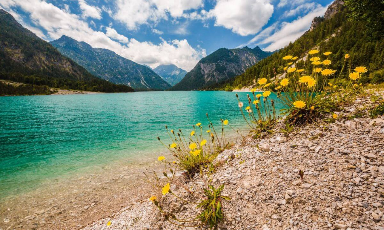 Der Plansee in Österreich Der Plansee in Österreich