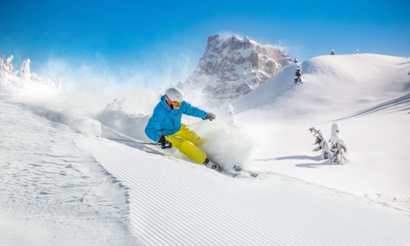 Skifahrer Profi Skifahrer Profi