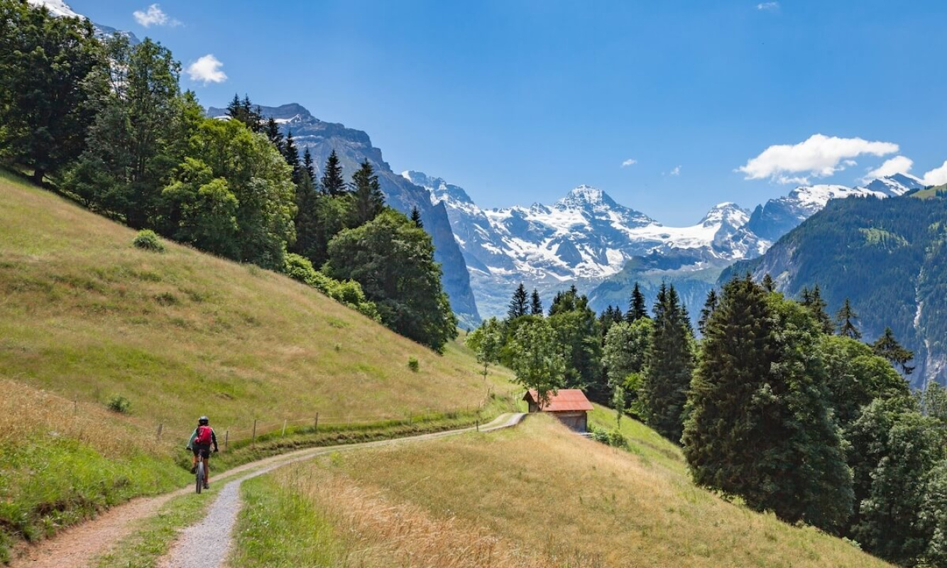 Radfahren in den Bergen Radfahren in den Bergen