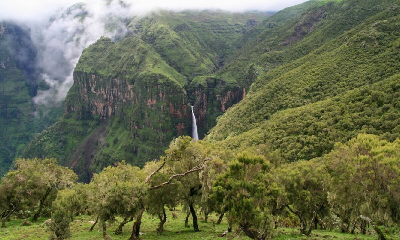 Simien Gebirge in Afrika Simien Gebirge in Afrika