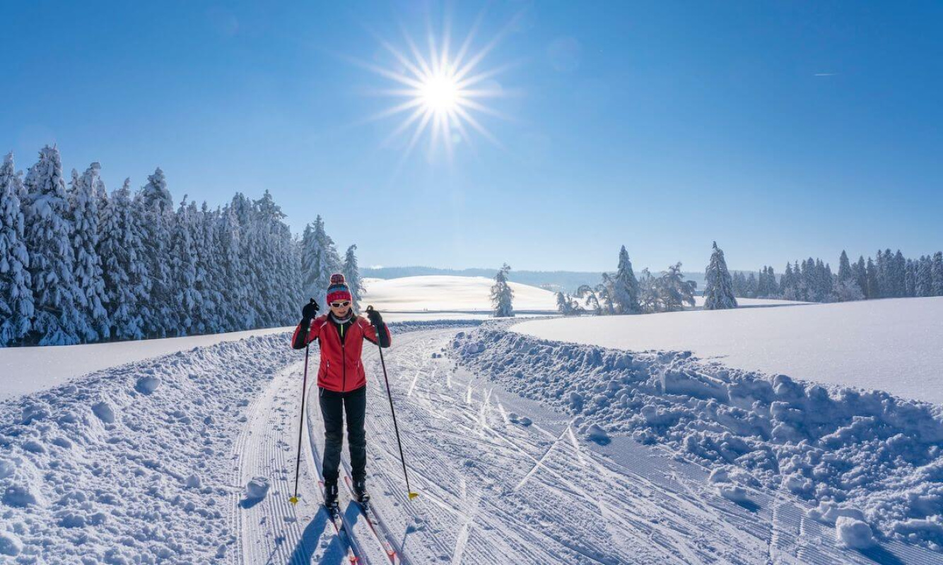 Skilanglauf in den Allgäuer Alpen bei Immenstadt Skilanglauf in den Allgäuer Alpen bei Immenstadt