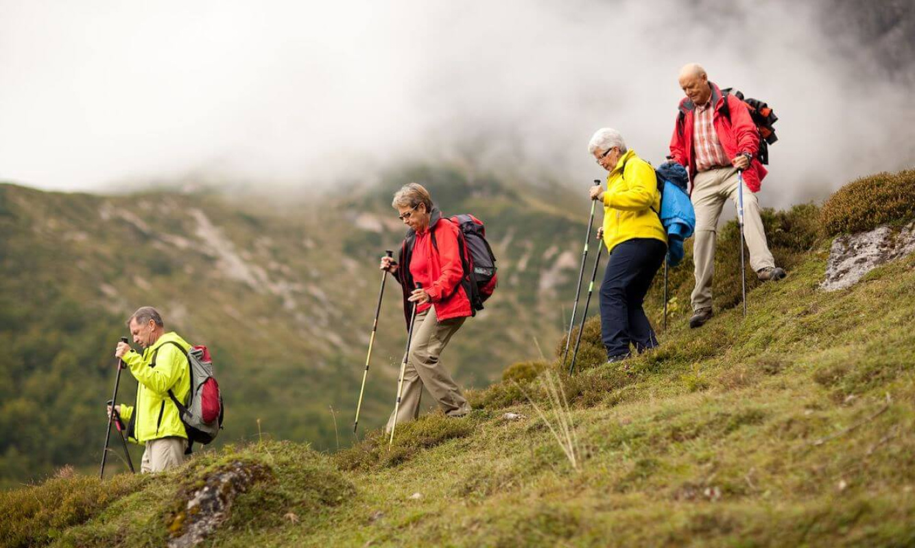 Wandern als Gruppe Wandern als Gruppe