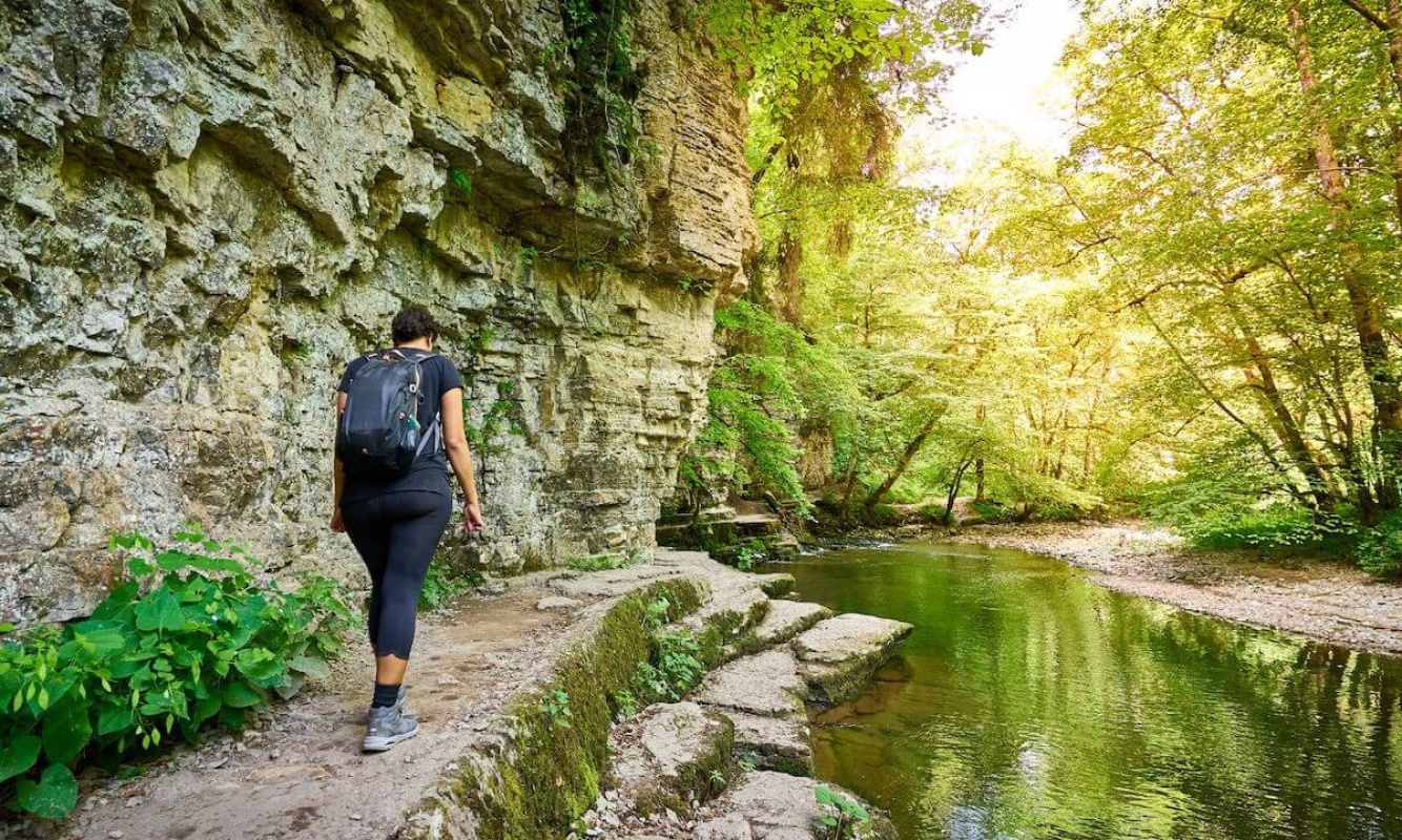 Wanderung durch die Wutachschlucht im Hochschwarzwald Wanderung durch die Wutachschlucht im Hochschwarzwald