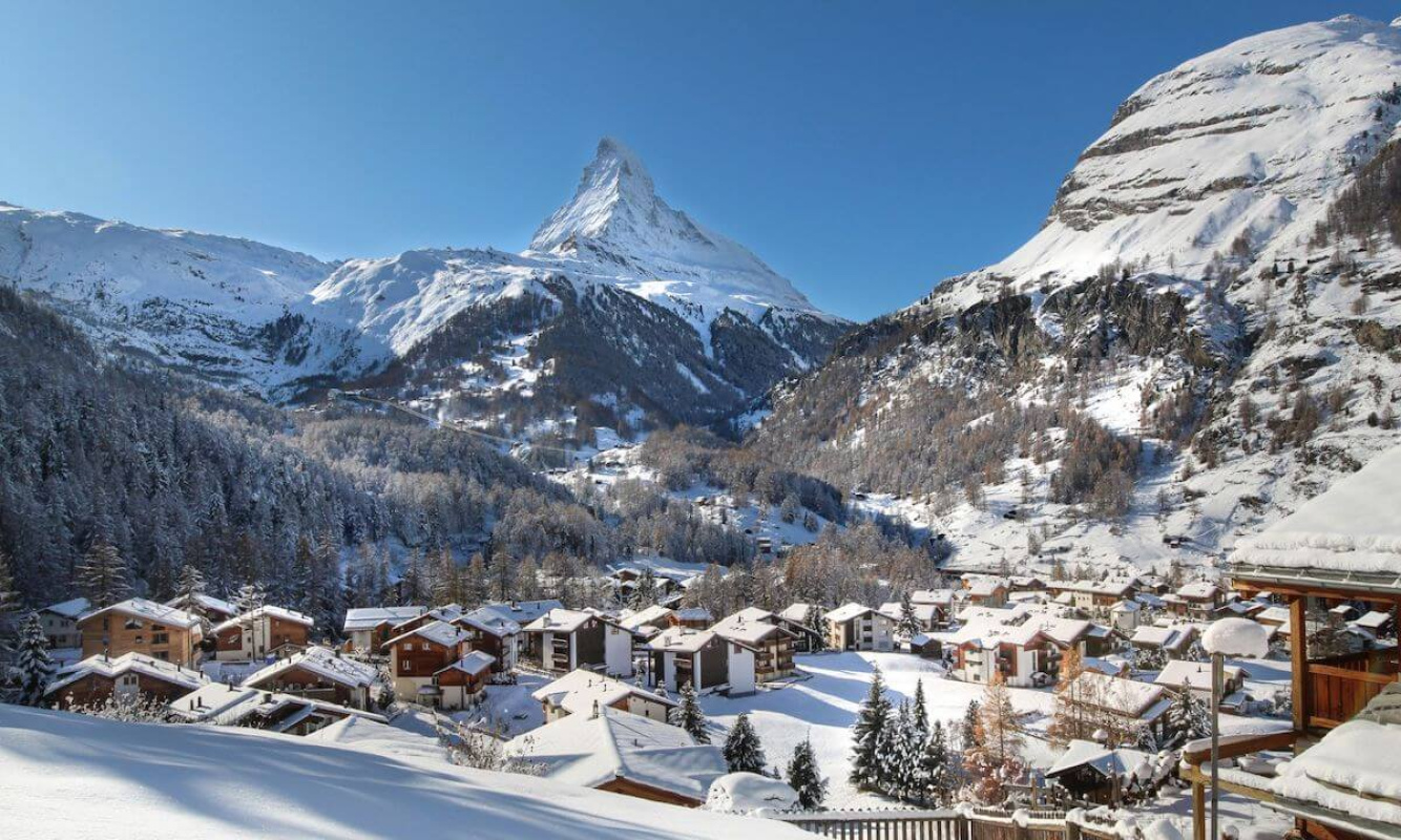 Die traumhafte Winterlandschaft in Zermatt Die traumhafte Winterlandschaft in Zermatt