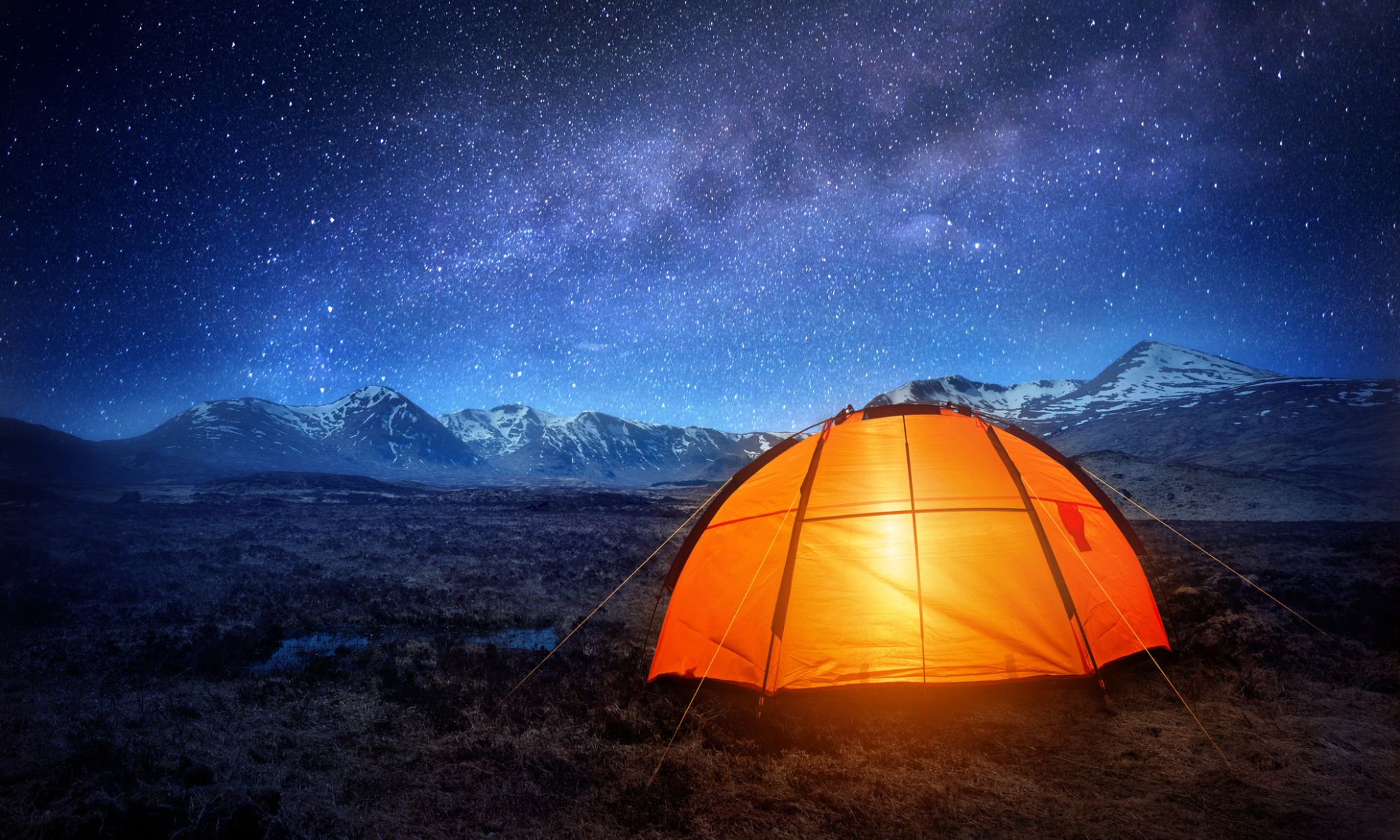 Camping unter Sternenhimmel Camping unter Sternenhimmel