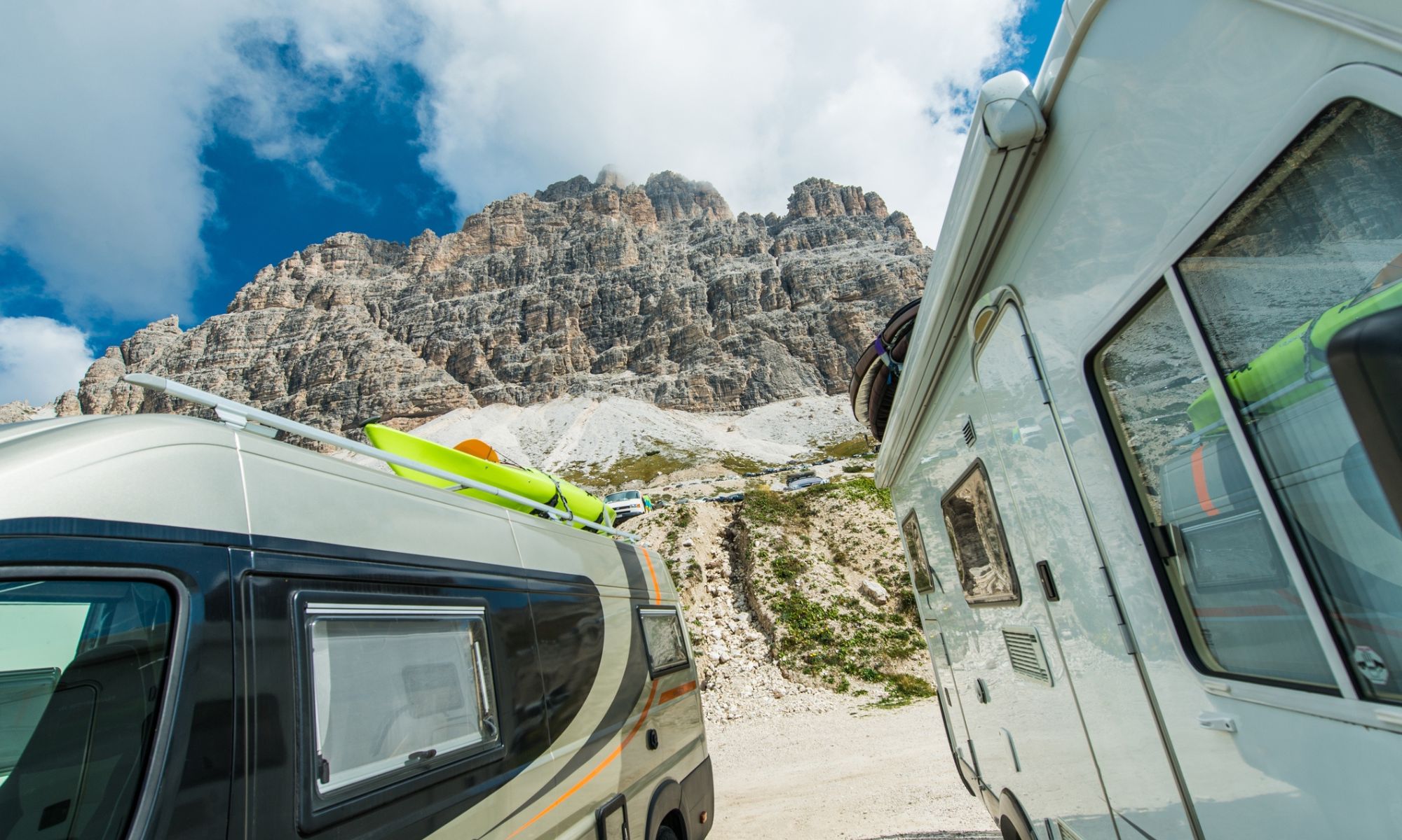 Mit dem Wohnmobil in den Bergen Mit dem Wohnmobil in den Bergen