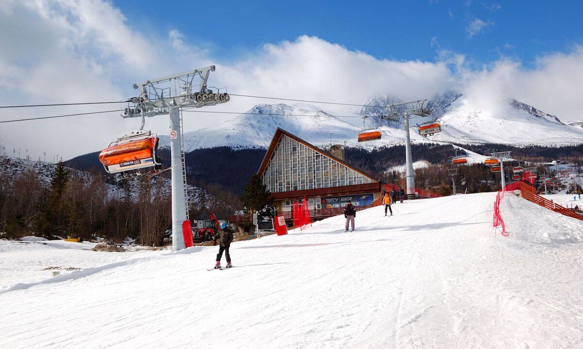 Skifahren in der Hohen Tatra Skifahren in der Hohen Tatra