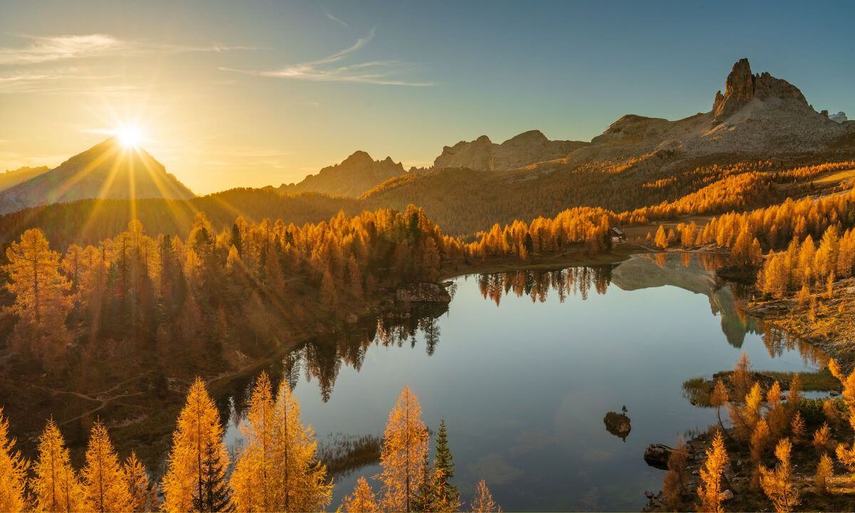 Sonnenuntergang am Lago Fedèra Sonnenuntergang am Lago Fedèra