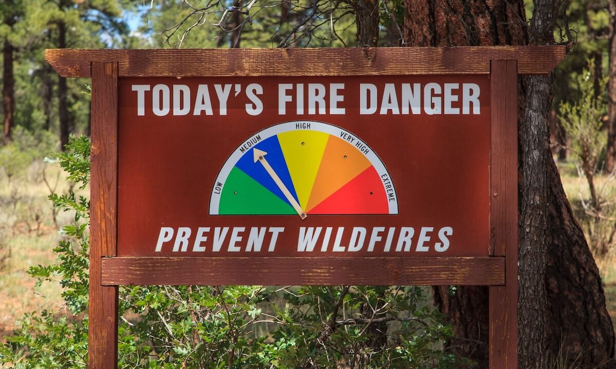 Waldbrandgefahr in Nationalparks Waldbrandgefahr in Nationalparks