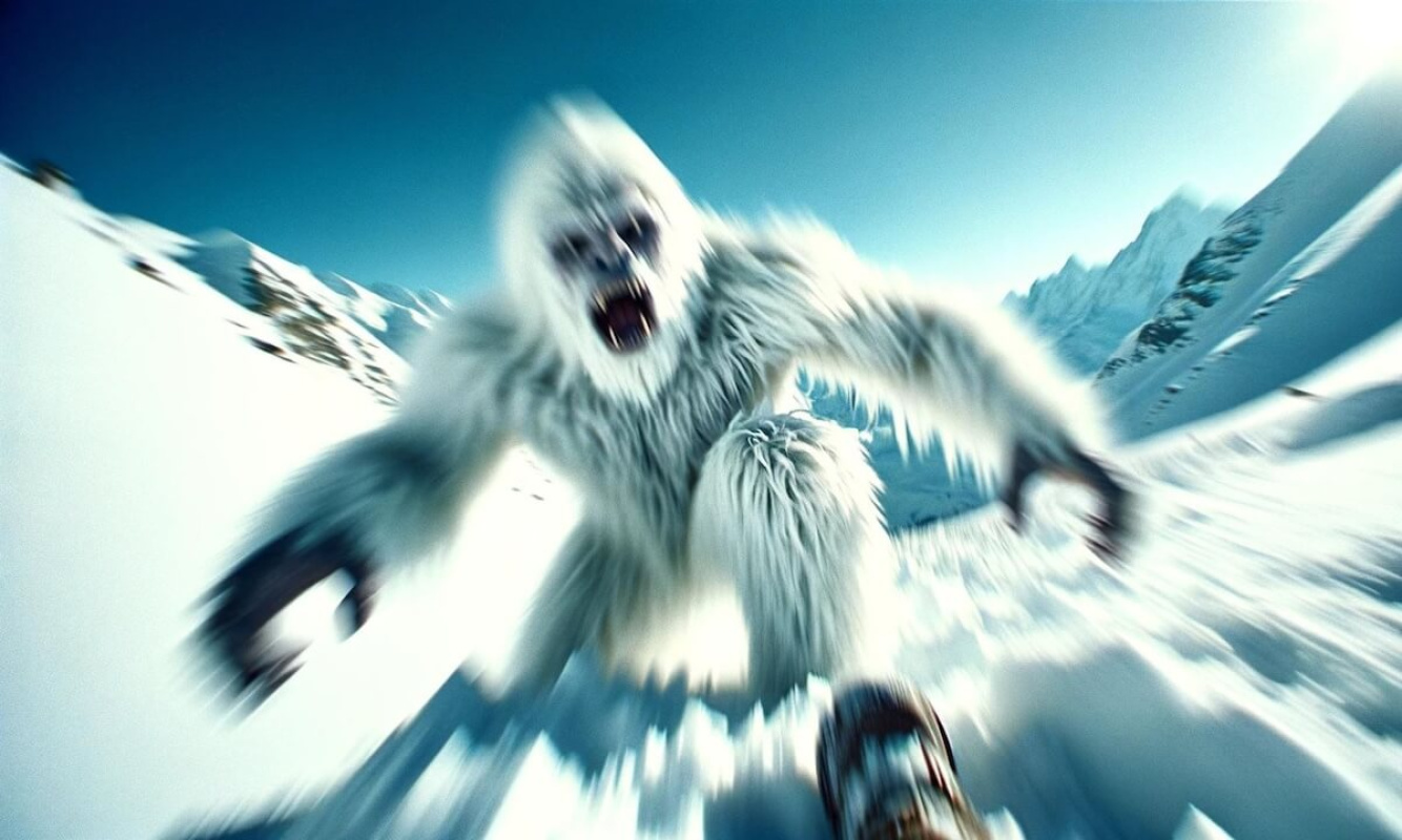 Der Yeti wurde in den Alpen gesichtet