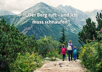 75+ witzige Wandersprüche