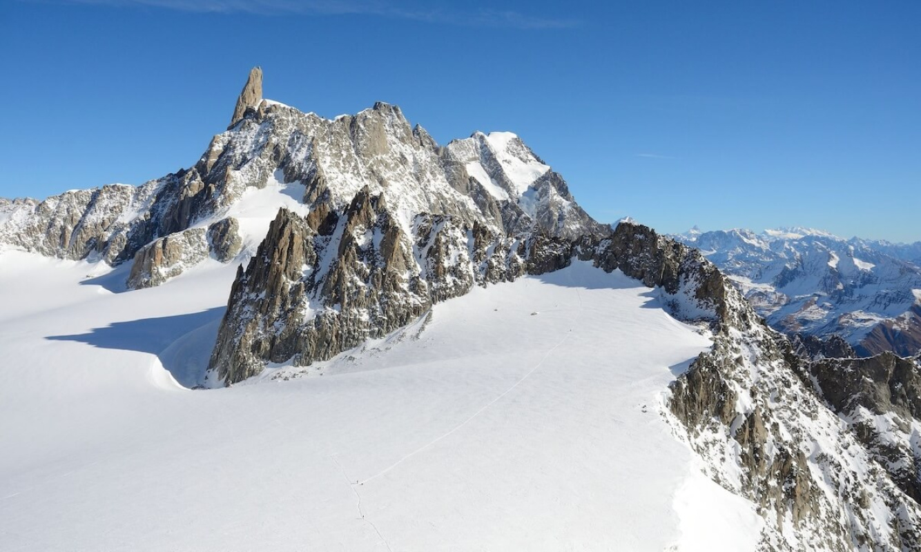 Besteigung des Dent du Géant Besteigung des Dent du Géant