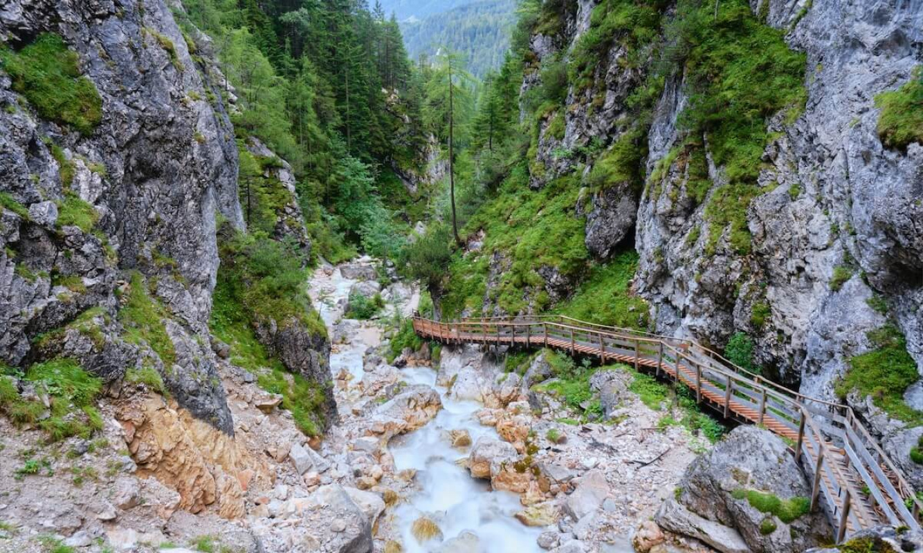 Wanderung durch die Silberkarklamm Wanderung durch die Silberkarklamm