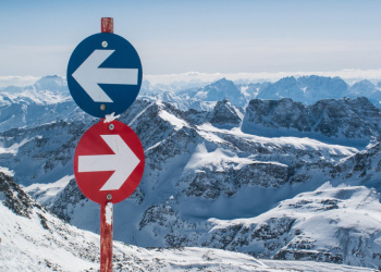 Skigebiete mit vielen blauen Pisten