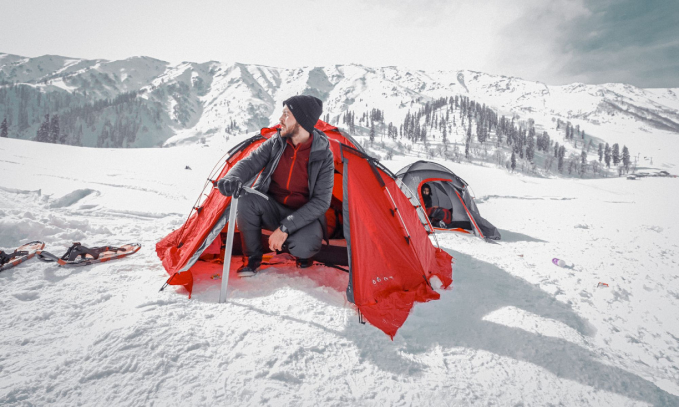 Im Winter zelten Im Winter zelten