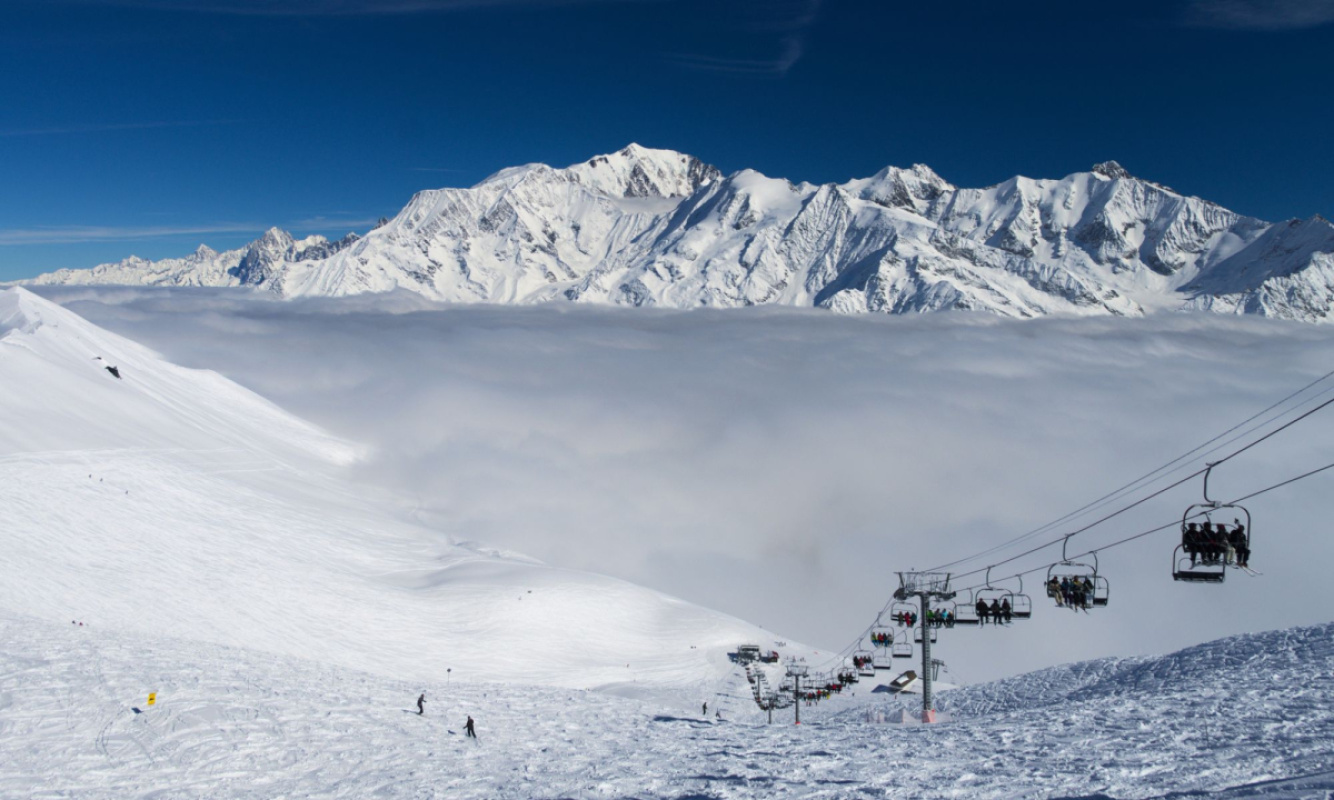 Skifahren im März Skifahren im März