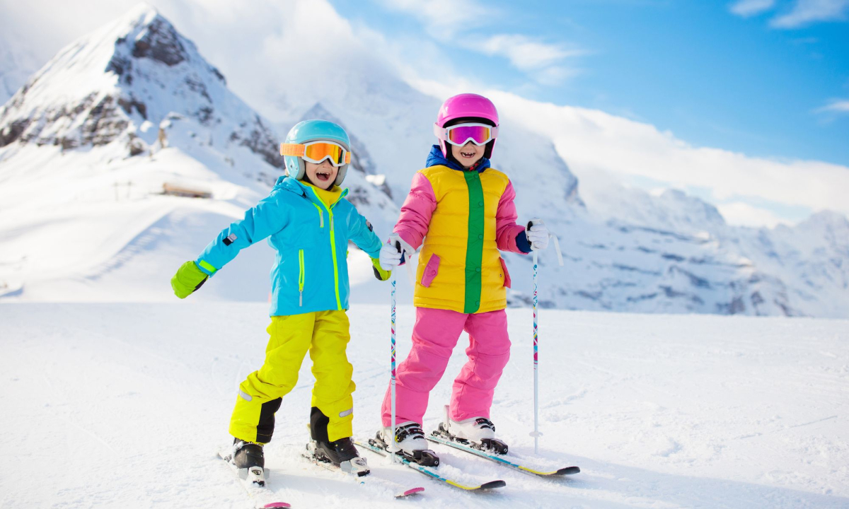 Skifahren mit Kindern