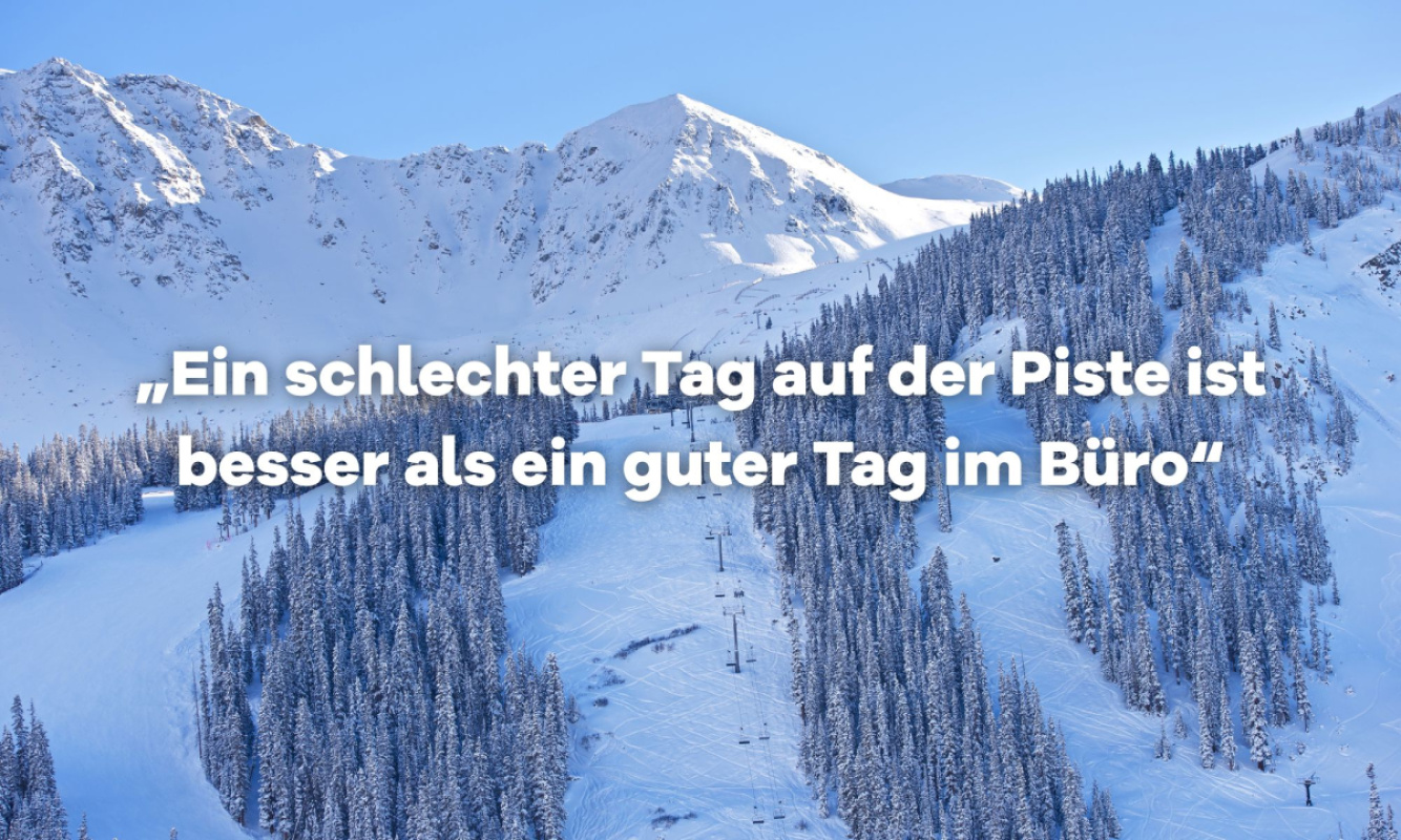Lustige Skifahrer Sprüche