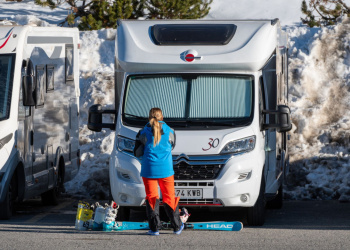 Tipps und Stellplätze fürs Wintercamping im Skigebiet