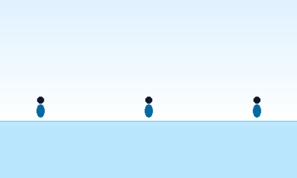 Erste Skifahrer auf der Piste