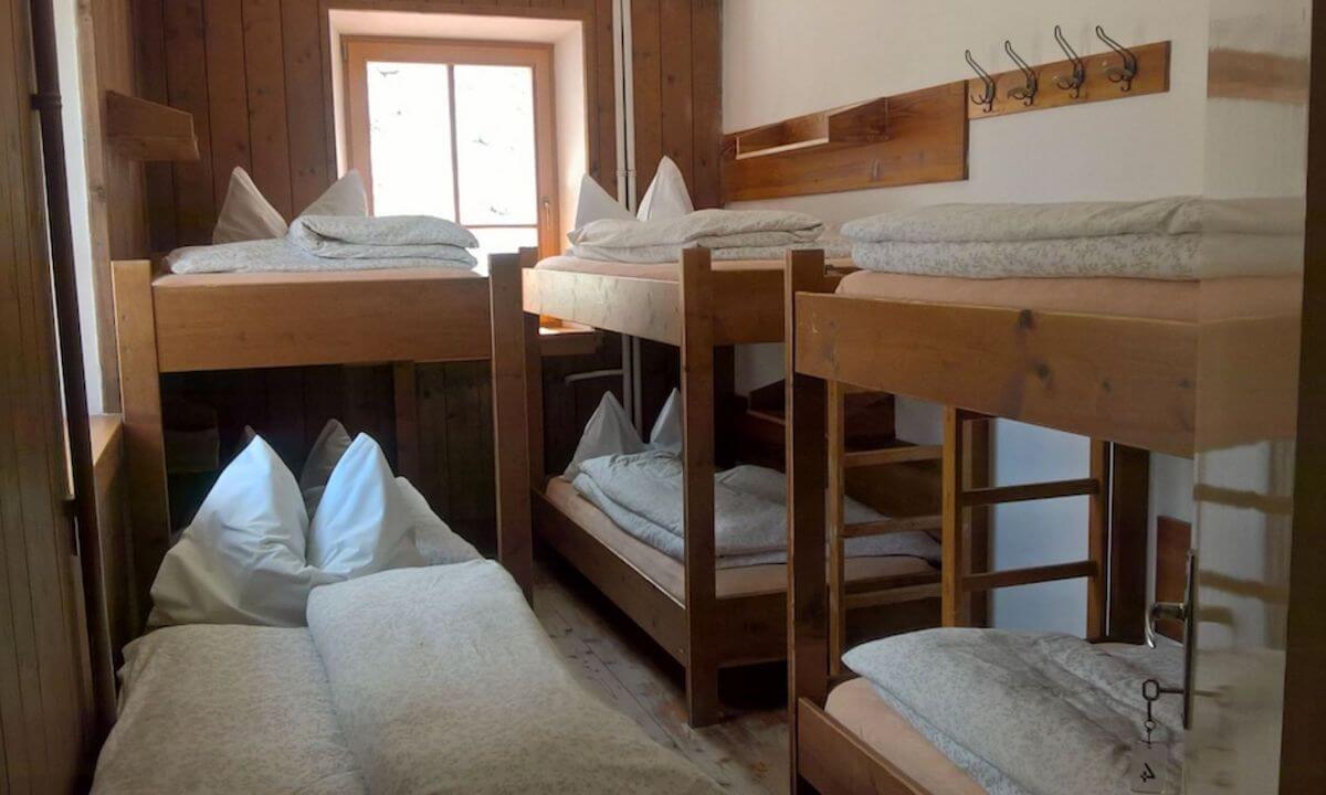 Die Fonda Savio Hütte in den Sextener Dolomiten Die Fonda Savio Hütte in den Sextener Dolomiten